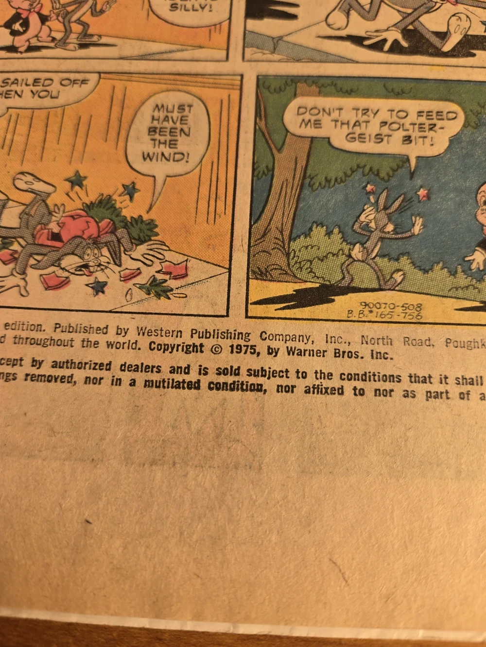 Bugs Bunny Comic Book, #165, August 1975, Whitman, acc